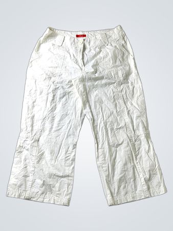 White Cargo Pants