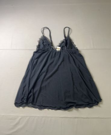 Maidenform Womens Sleepwear Lace Trim Babydoll