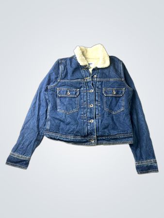 Old Navy Denim Sherpa Lined Jacket