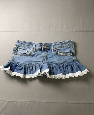 Takara Denimrock mit Volantbesatz