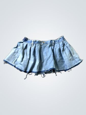 Zerrissener Denim-Minirock