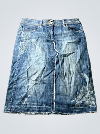 Next Denim Midi Skirt