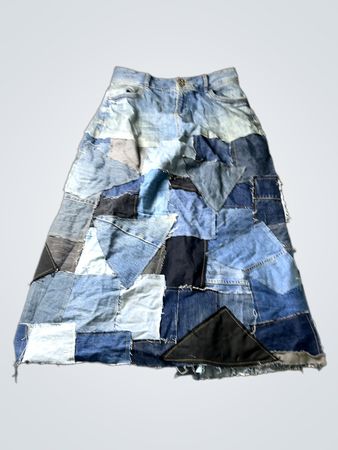 Upcycled Just Jeans Denim Skirt