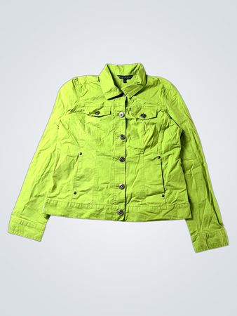 Lime Green Denim Jacket