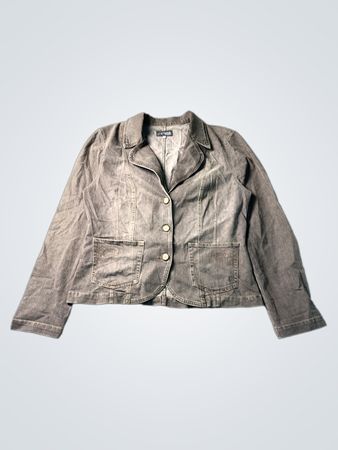 Blazer en jean gris Signature Nature