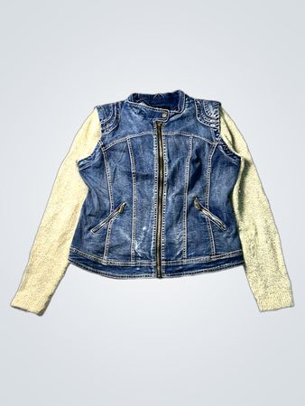 Denim and Knit Jacket