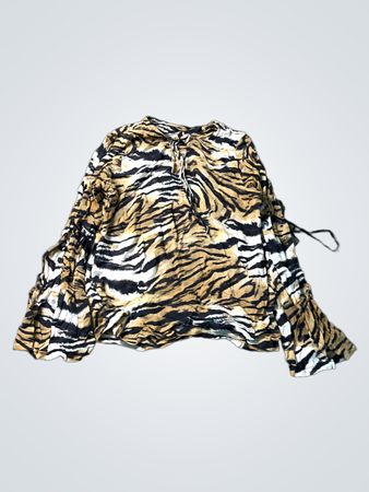 Blouse à imprimé tigre