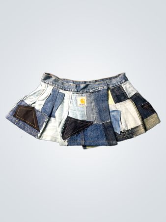 Carhartt Patchwork Denim Minirock