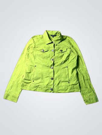 Lime Green Button Up Jacket