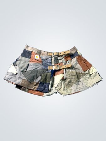 Carhartt Patchwork-Rock mit Schnalle-Detail
