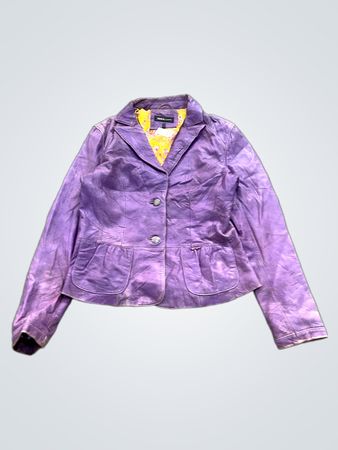 ARMA WOMEN Lila Lederjacke