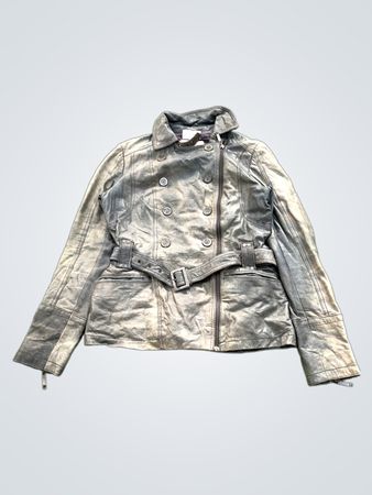 Veste en cuir ceinturée pour femmes River Island