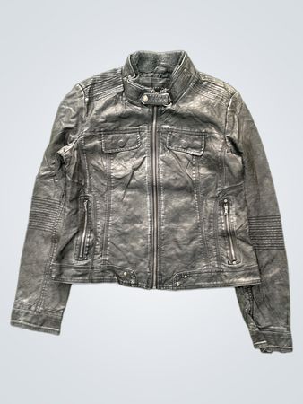 Apostrophe Women's Faux Leather Moto Jacket