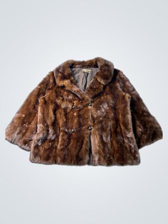 Lichtman Philadelphia Brown Fur Coat
