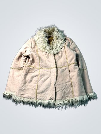 Jacke mit Kunstfellbesatz