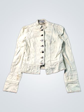 Cream Jacket with Floral Lining