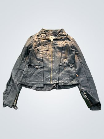 OBJECT COLLECTORS ITEM Black Leather Jacket