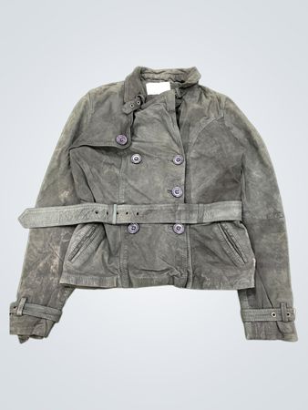 ONLY Suede Double-Breasted Jacket