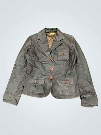 Together Leather Blazer