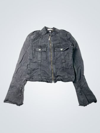 Joie Women's Grey Denim Jacket