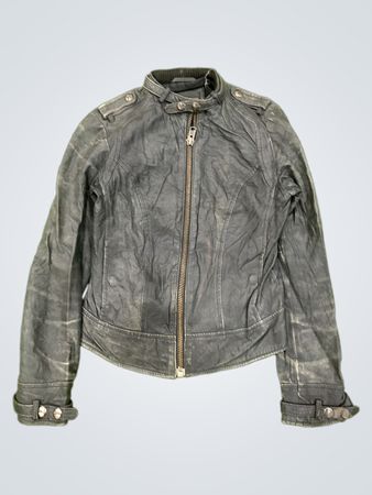 MNG CASUAL SPORTSWEAR Veste en cuir véritable