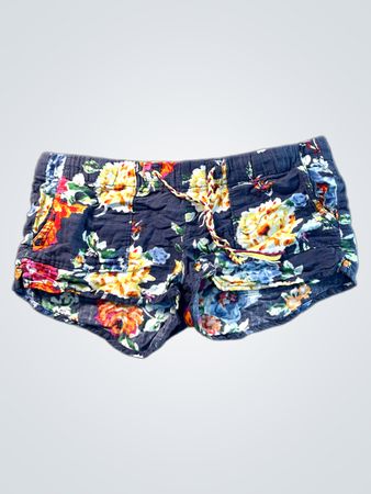 Women's Floral Print Drawstring Shorts