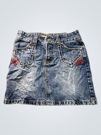 H.Y. LONG JEANS Denim Skirt