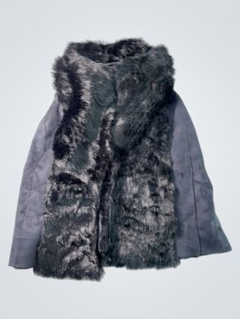 Dash by Kardashian Women's Faux Fur Trim Vest