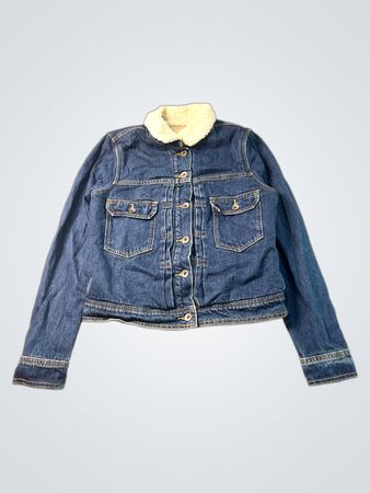 „Old Navy Denim Sherpa Lined Jacket“