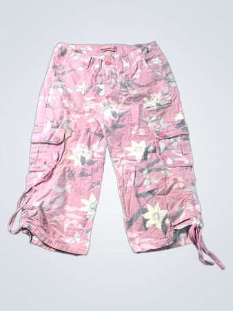 Rosa Blumen-Cargo-Capríhose
