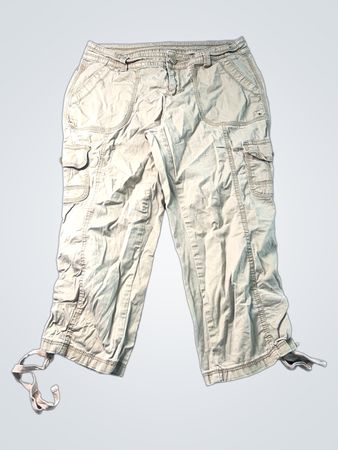 Faded Glory Damen Cargo-Capris Größe 6