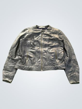 Naf Naf Leather Biker Jacket