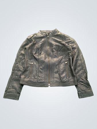 Black Faux Leather Jacket