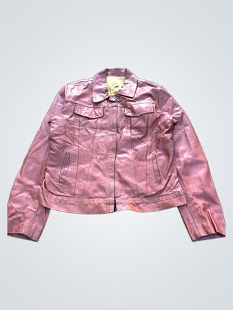 「PLEASE Brown Leather Jacket」