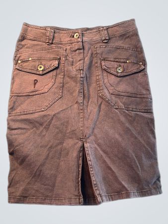 L'Officina Della Moda brauner Cargo-Rock