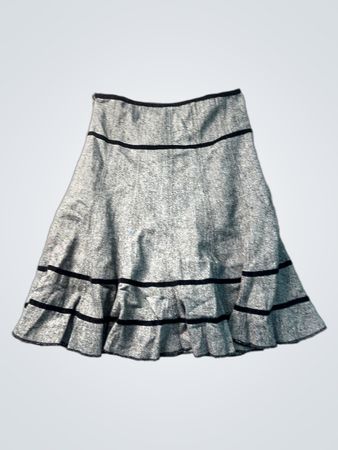 George Tweed Rock mit Volants