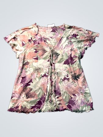 Wallis kurzärmeliges Oberteil mit Blumenmuster