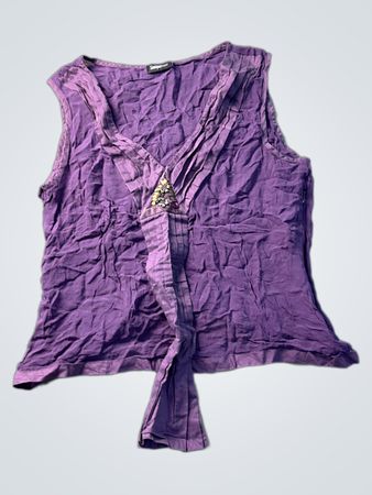 Lila ärmelloses Top