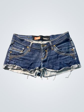 Take Two Skin Denim-Shorts