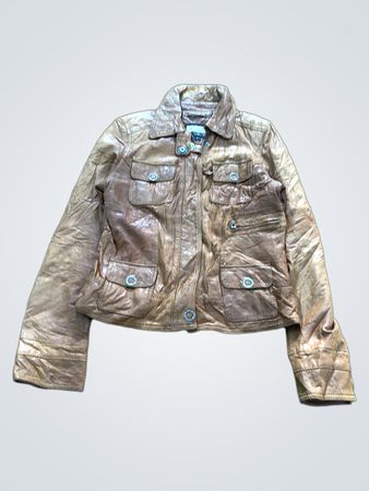 DICANO Leather Co. Veste en cuir marron