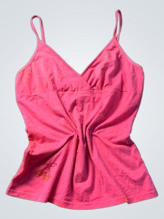 Doo Dog Pink Camisole mit Kirschdetail