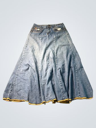 Cato Damen Jeans-Maxirock Größe 4