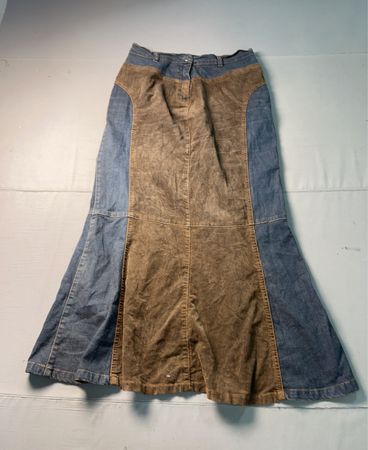 ZIGORA Jeans- und Cordrock Maxirock