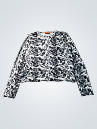 S.Oliver Langarm-Bluse mit Blumenmuster