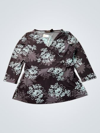 Apostrophe Stretch Damen Wickeloberteil mit Blumenmuster