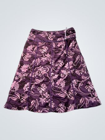 MGXX Midirock mit Blumenmuster