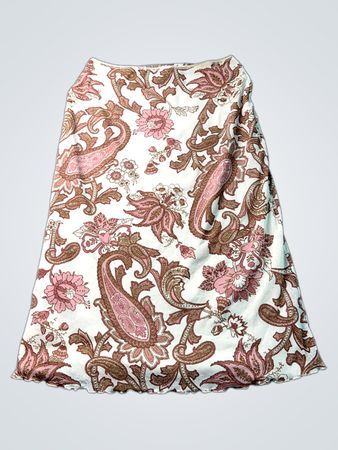 Elements Paisley Print Midirock