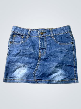 Blauer Jeansrock