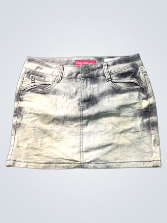 Sweet Princess Girls' Acid Wash Denim Mini Skirt