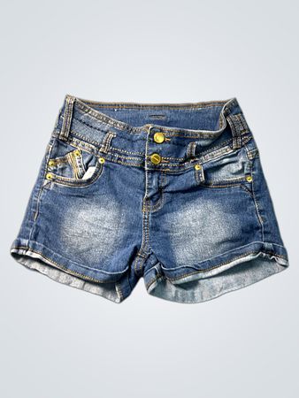 Diamante-Jeansshorts